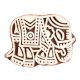 Set of 1 Piece New Wooden Printing Block